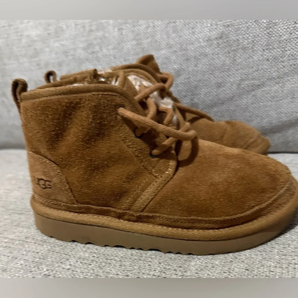 UGG Kids Tan Suede Boots